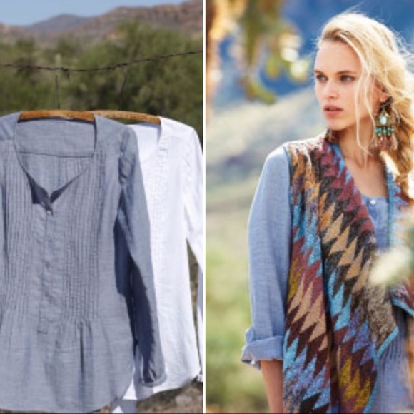 Peruvian Connection Tops Bogo Peruvian Connection Annalise Pintuck